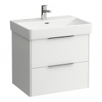 Spintelė praustuvui Laufen BASE 615x438x515 mm, su dviem stalčiais, praustuvui 810964, spalva- balta matinė 